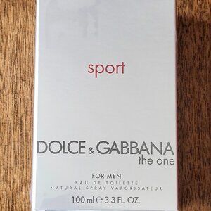 RARE Dolce & Gabbana The One Sport For Men 100ml/3.3fl oz BRAND NEW SEALED